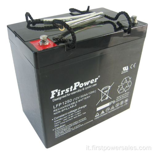 Applicazioni commerciali Riserva Deep Cycle Battery12V50AH